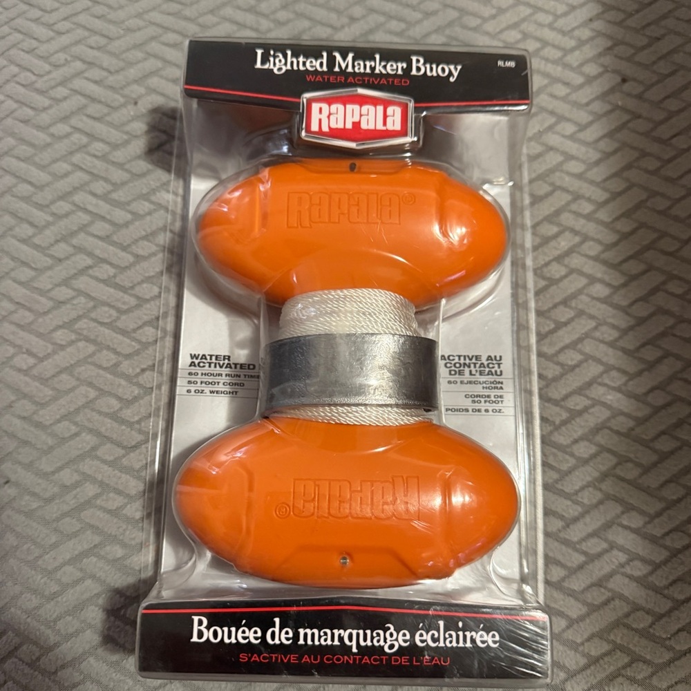 NEW Rapala Lighted Marker Bouy - Water Activated